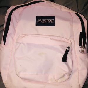 pink jansport bookbag